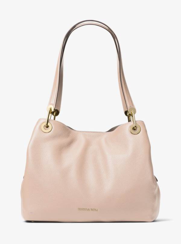 Damske Taška Cez Rameno Michael Kors Raven Large Leather Ruzove - Kabelky Michael Kors Slevy | IWUQN-7025